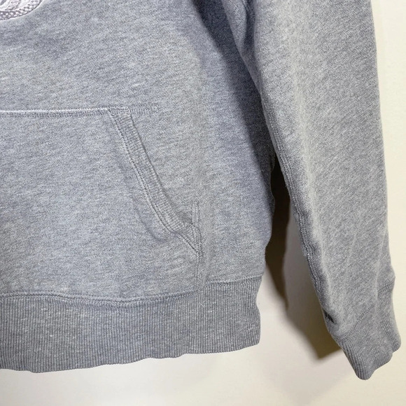 Aritzia Tna Baltic  Embroidered Grey Hoodie - Picture 7 of 15